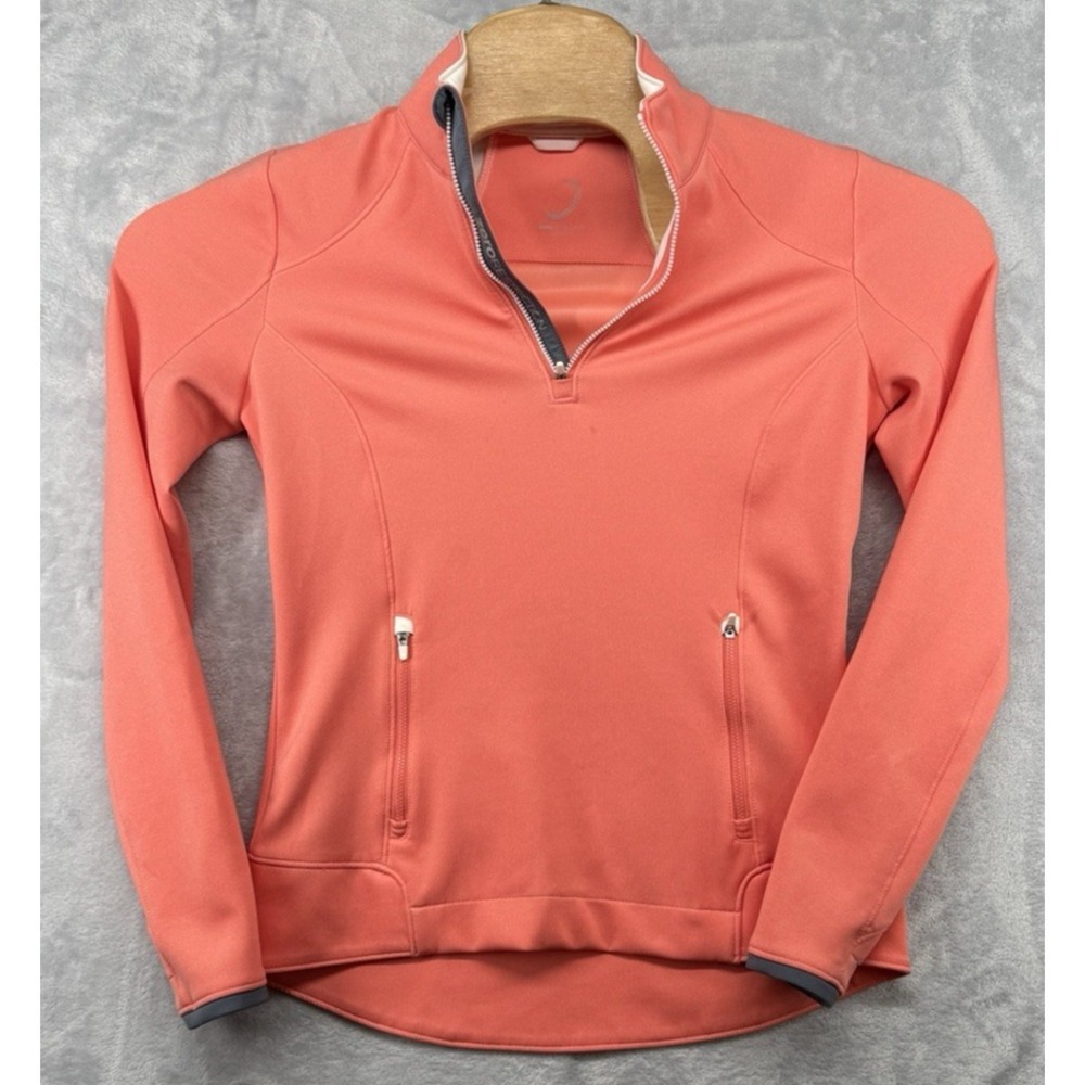 Zero Restriction 1/4 Zip Golf Pullover Long Sleeve Jacket Pink Golf Women's S